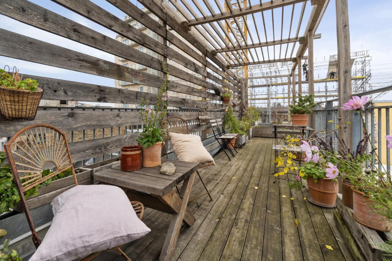 Central Penthouse Apartment With Rooftop Terrace Kopenhagen Bagian luar foto
